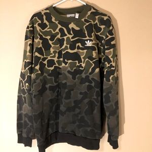 Large Camo Adidas Crewneck Sweater